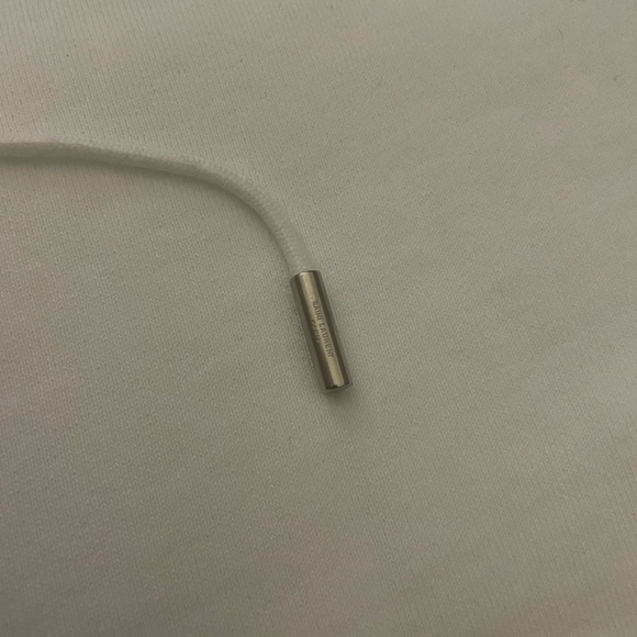 SAINT LAURENT RIVE GAUCHE WHITE HOODIE SZ S - Picture 5 of 11